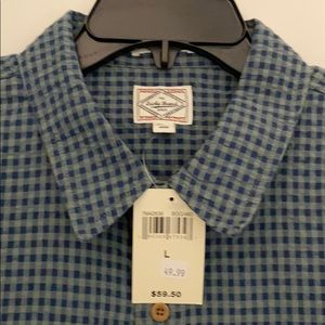 NWT Lucky Brand Large Men’s short sleeve shirt